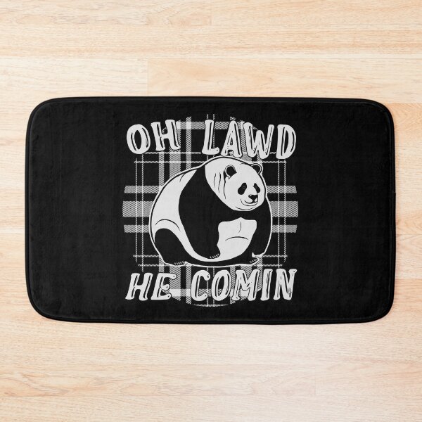Item preview,  Oh lawd he comin, fat panda plaid designed and sold by J-KAP.