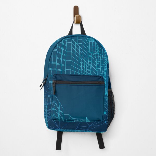 Item preview, cyberspace digital city, wireframe cityscape futuristic style designed and sold by NiamLab.