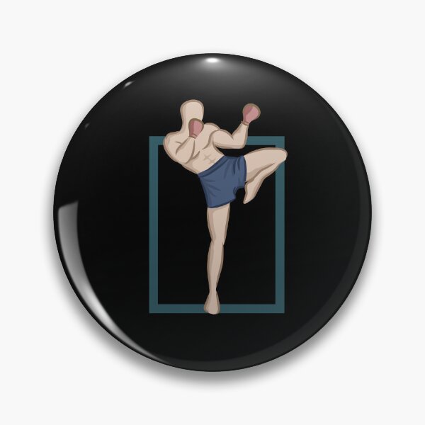 Item preview, MuayThai, Line Art Drawing of Kick Boxing designed and sold by CJansuebsri.