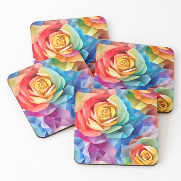 Item preview, Rainbow Rose Garden  designed and sold by MrJdesignDepot.