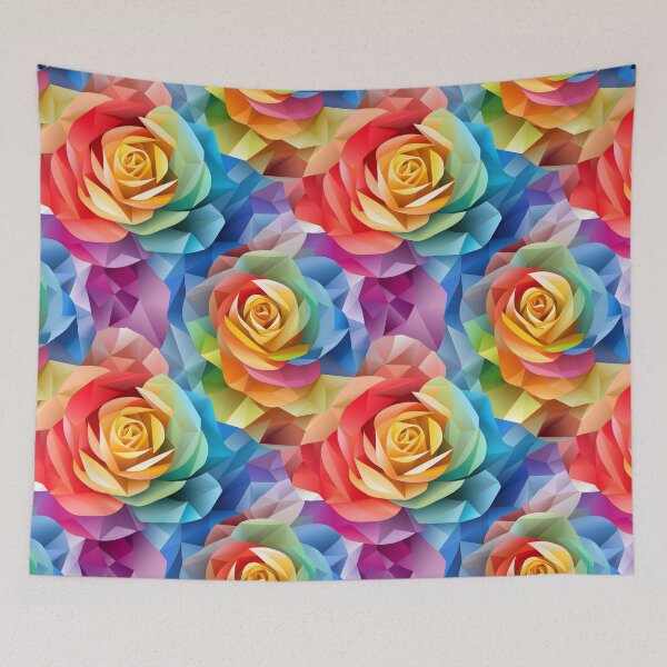 Item preview, Rainbow Rose Garden  designed and sold by MrJdesignDepot.