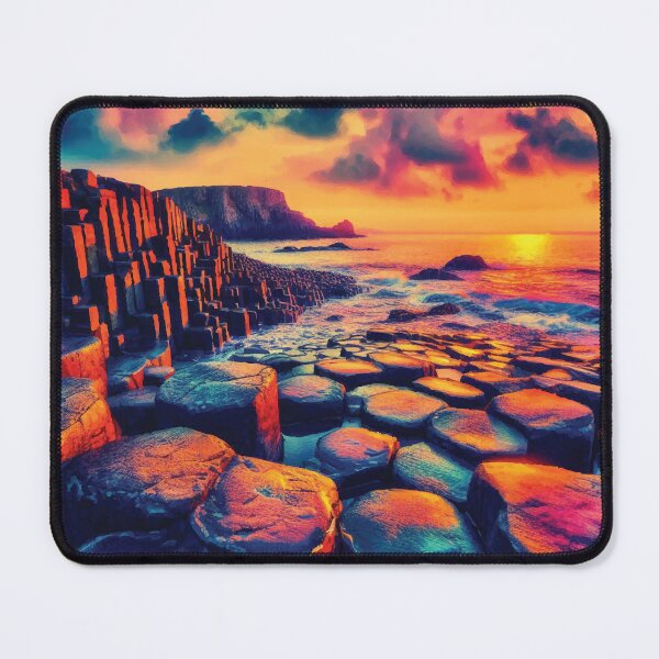 Item preview, Giant's Causeway at Sunset designed and sold by badguyduh.