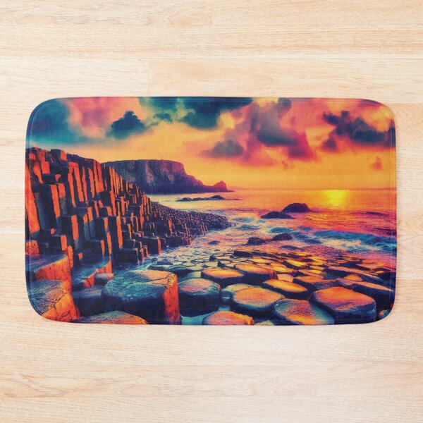 Item preview, Giant's Causeway at Sunset designed and sold by badguyduh.