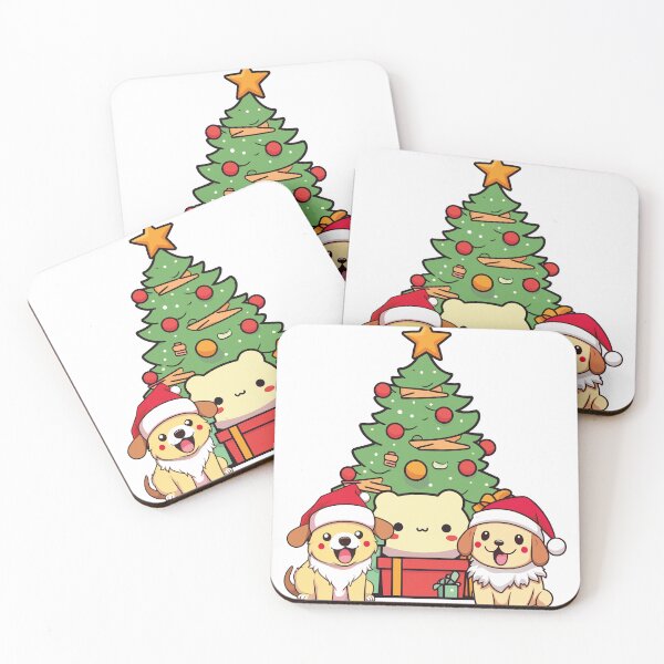 Item preview, Cute Dogs in a Christmas Tree designed and sold by hermeneutic.