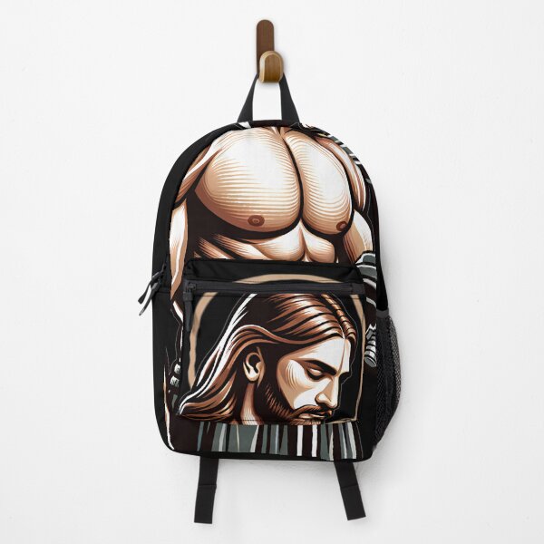 Item preview, Jacked Jesus with Dumbbell designed and sold by NexaArts.
