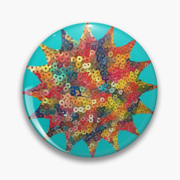 Item preview,   Whimsical Turquoise mix of Red-Yellow Sequins by Iritof designed and sold by iritof.