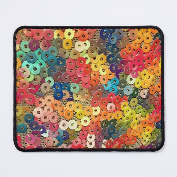 Item preview,   Whimsical Turquoise mix of Red-Yellow Sequins by Iritof designed and sold by iritof.
