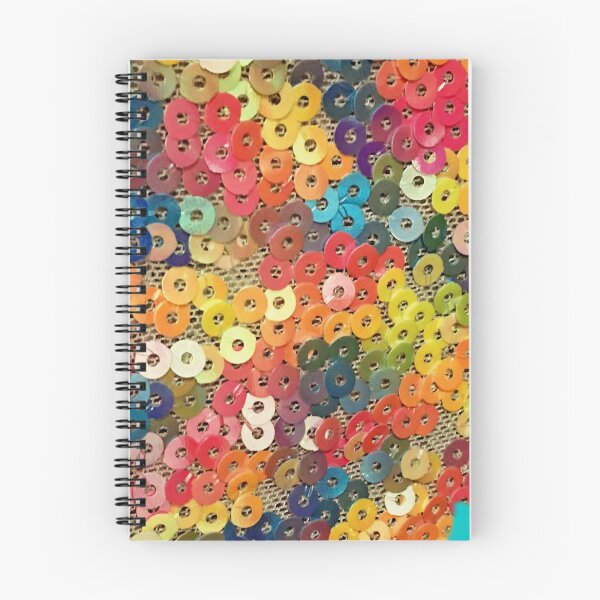 Item preview,   Whimsical Turquoise mix of Red-Yellow Sequins by Iritof designed and sold by iritof.
