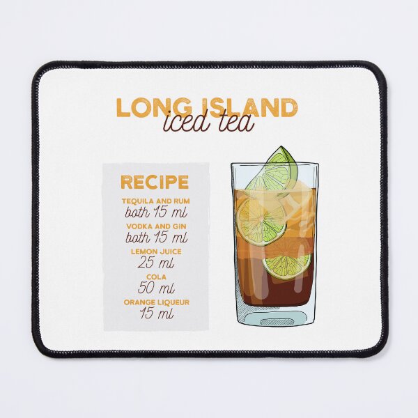 Item preview, Long Island Ice Tea Cocktail Recipe designed and sold by kimberpix.
