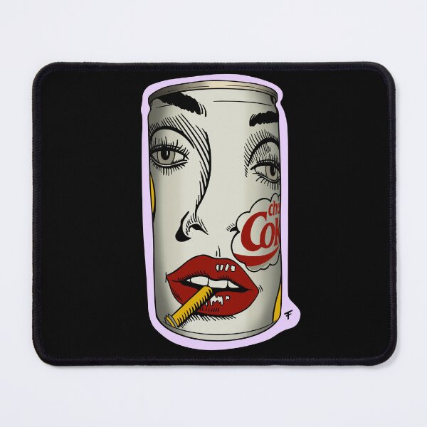 Item preview, Retro Coke Cola - Purple Outline designed and sold by The Abysmall.