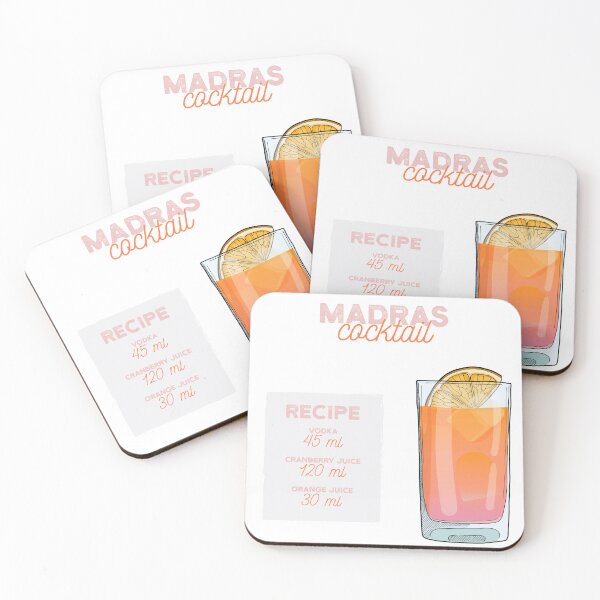 Item preview, Madras Cocktail Recipe designed and sold by kimberpix.