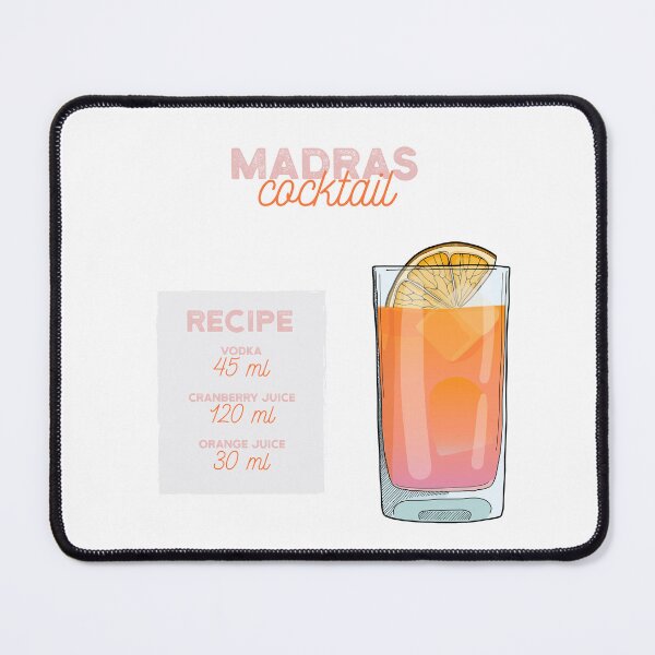 Item preview, Madras Cocktail Recipe designed and sold by kimberpix.