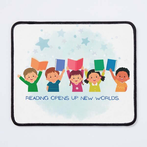 Item preview, Reading Opens Up New Worlds designed and sold by StuffWeMade.
