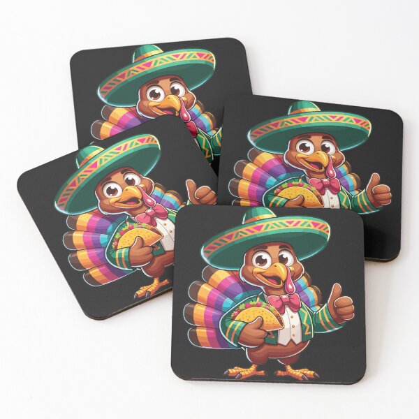 Item preview, thanksgiving, turkey, tacos, mexican, funny, humor, food, holiday,  designed and sold by Dazeville Studio1541 .