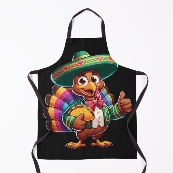 Item preview, thanksgiving, turkey, tacos, mexican, funny, humor, food, holiday, designed and sold by Dazeville Studio1541 .