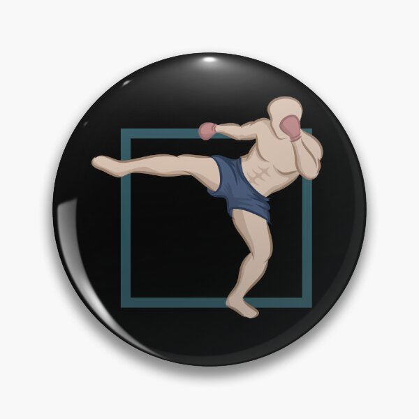Item preview, MuayThai, Line Art Drawing of Kick Boxing designed and sold by CJansuebsri.