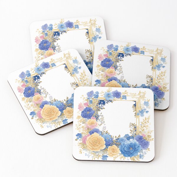 Item preview, Blue flower frame designed and sold by Jayjaynaenae.