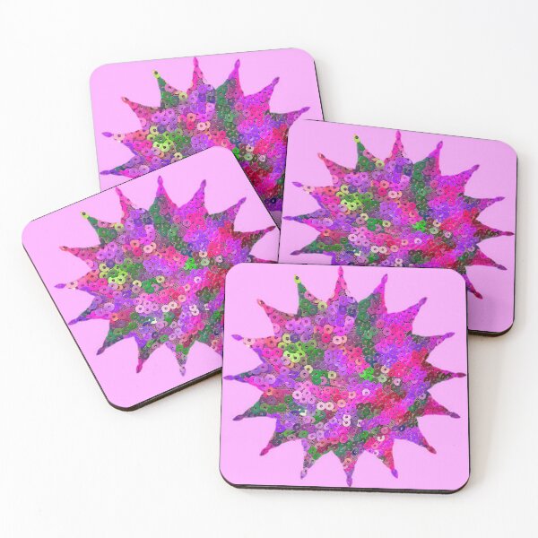 Item preview, Whimsical Pink carnival Sequins by Iritof designed and sold by iritof.
