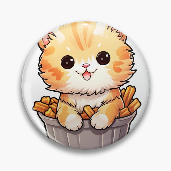 Item preview, Tater Tot Ca, A Whimsical Feline Fusion designed and sold by aiartbay.