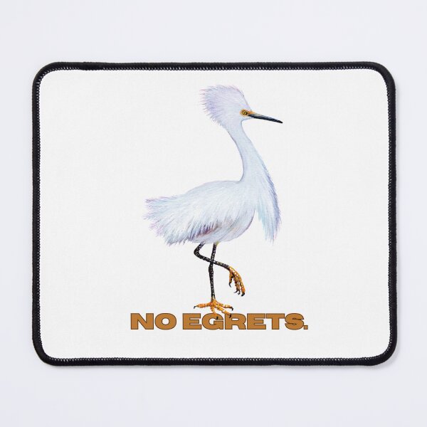 Item preview, No egrets  designed and sold by Roy & Tiffany.