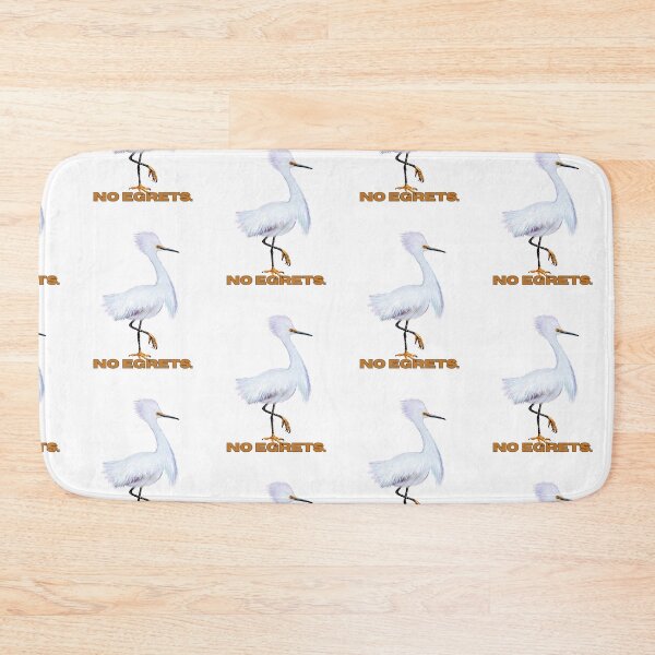 Item preview, No egrets  designed and sold by Roy & Tiffany.