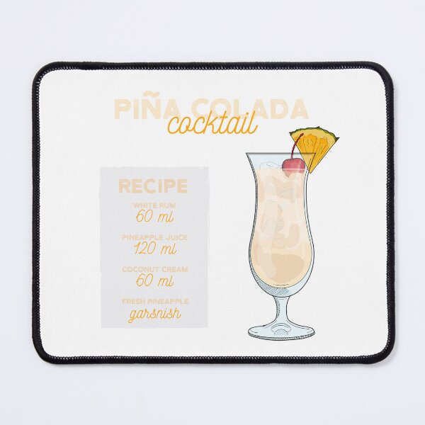 Item preview, Pina Colada Cocktail Recipe designed and sold by kimberpix.