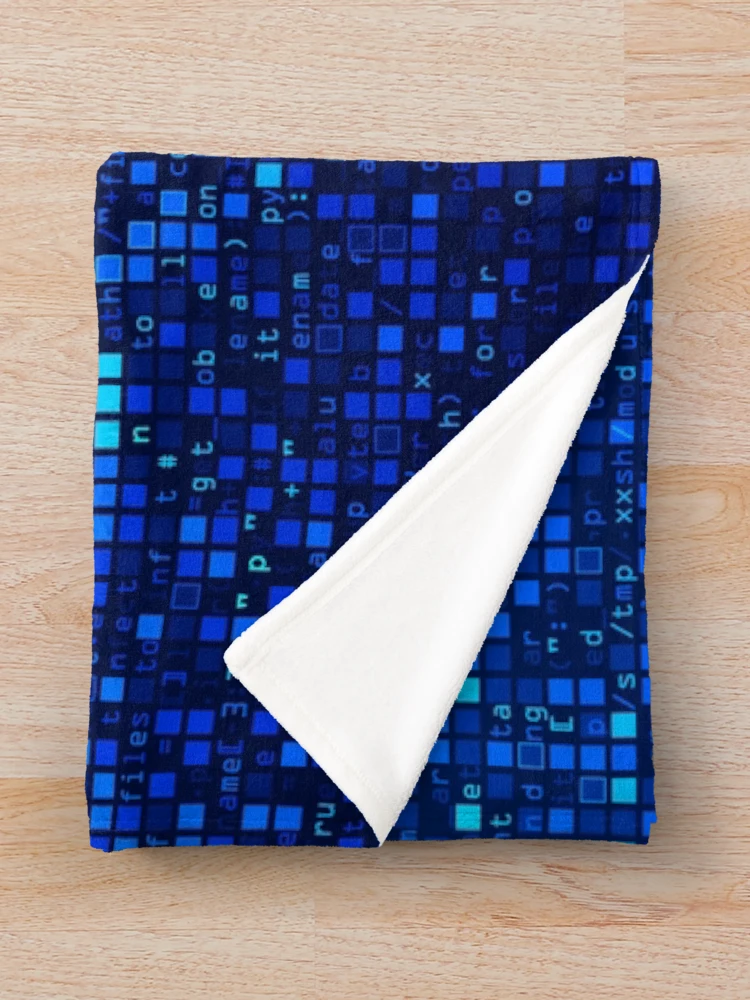 Thumbnail 3 of 6, Throw Blanket, software engineer programming script designed and sold by NiamLab.