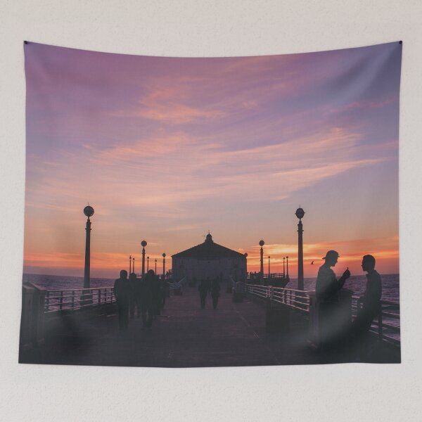 Item preview, Manhattan Beach Pier Sunset - Los Angeles, California designed and sold by MeganMatsuoka.