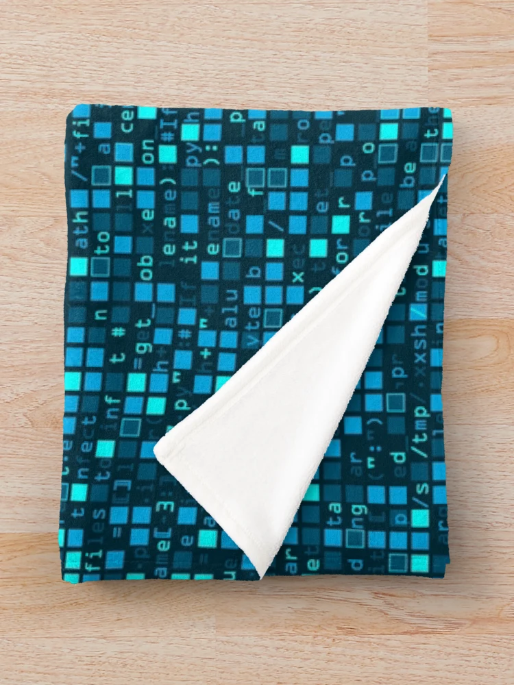 Thumbnail 3 of 6, Throw Blanket, software engineer programming script designed and sold by NiamLab.