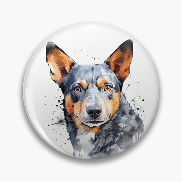 Item preview, Australian Kelpie ink splash designed and sold by AussieWorkDogs.