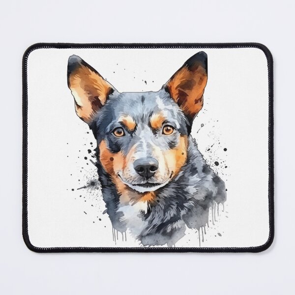 Item preview, Australian Kelpie ink splash designed and sold by AussieWorkDogs.