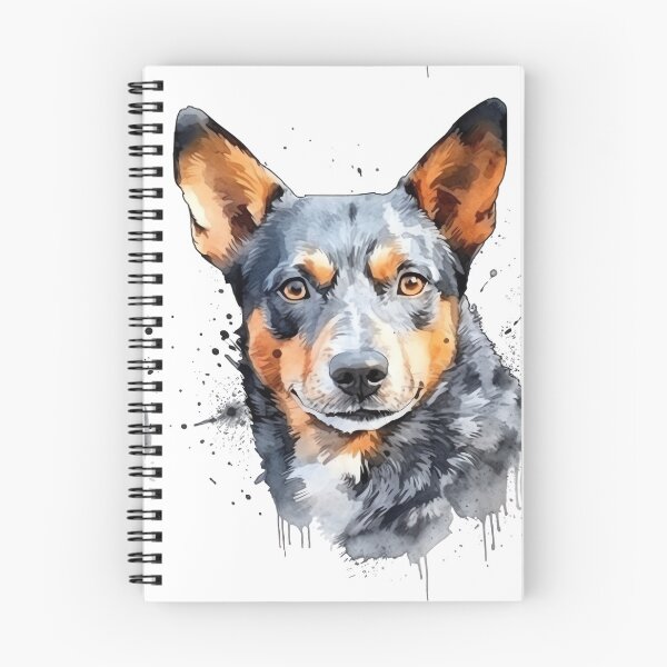 Item preview, Australian Kelpie ink splash designed and sold by AussieWorkDogs.