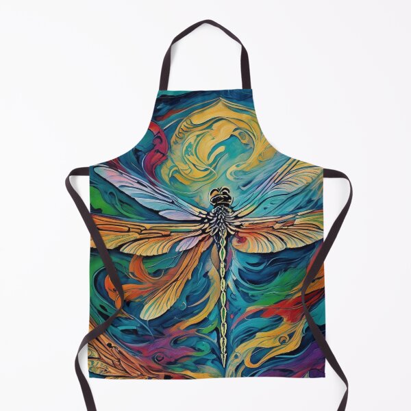 Item preview, Dragonfly Stained Glass Cartoon designed and sold by druidwolfart.