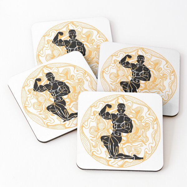 Item preview, Bodybuilder Kneeling Bicep Flex designed and sold by Sturdust.