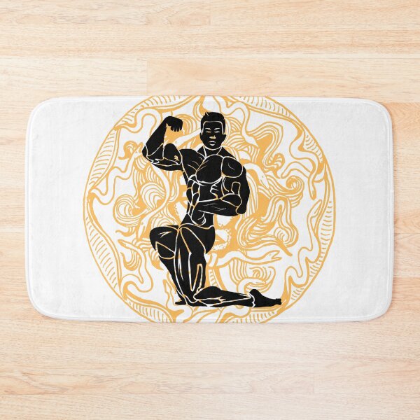 Item preview, Bodybuilder Kneeling Bicep Flex designed and sold by Sturdust.