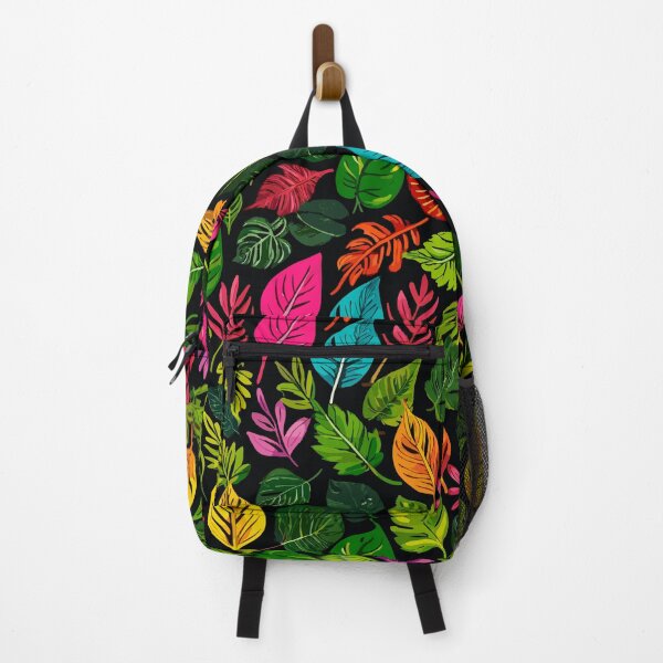 Item preview, Multicolor leaves pattern designed and sold by OmikronStore.