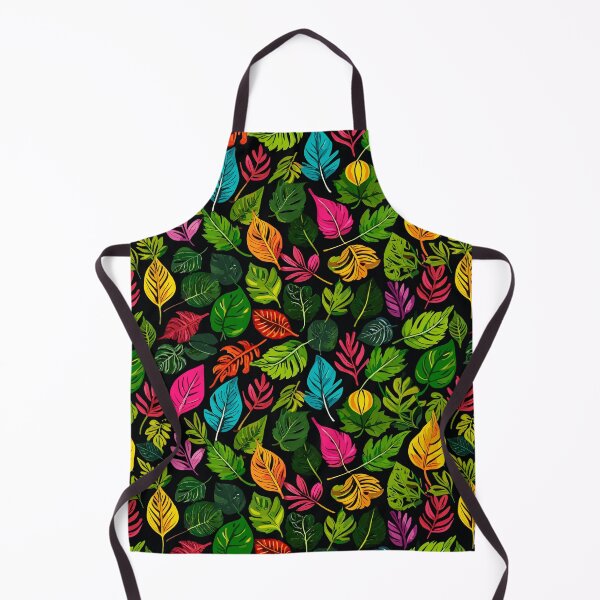 Item preview, Multicolor leaves pattern designed and sold by OmikronStore.