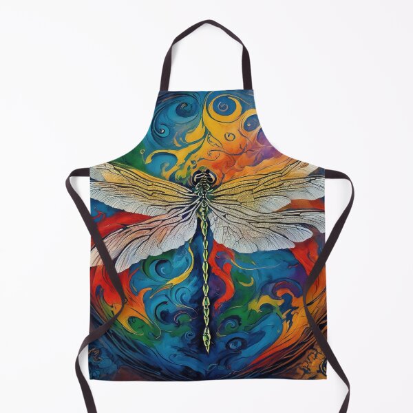 Item preview, Dragonfly Stained Glass Cartoon designed and sold by druidwolfart.