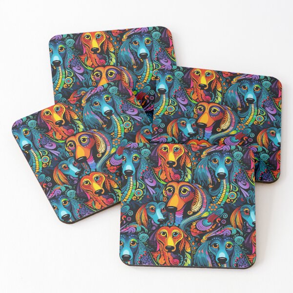 Item preview, Whimsical Dachshunds  designed and sold by Driftwood Spirits.
