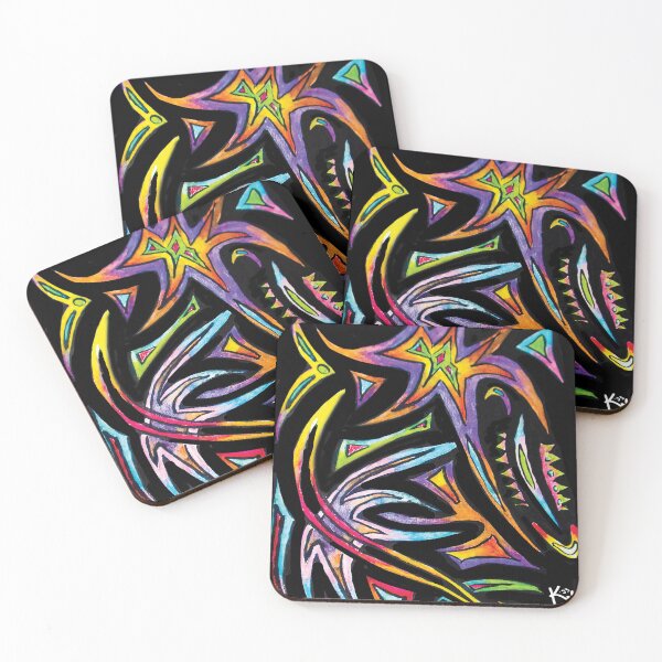 Item preview, A wild frenzy of abstract color and shape designed and sold by AmenerasImagery.