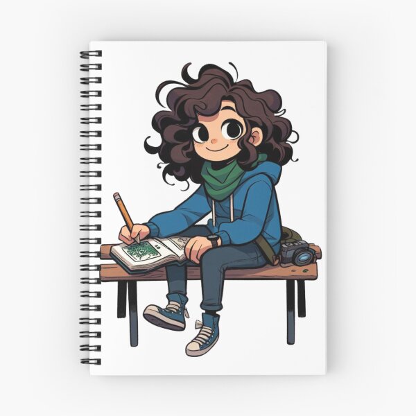 Item preview, Girl sitting on a bench Hooky Style #2 designed and sold by AIrtisticPrints.