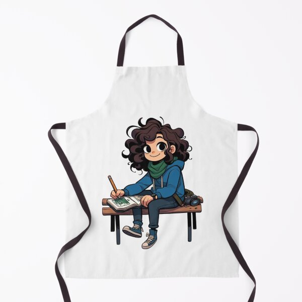 Item preview, Girl sitting on a bench Hooky Style #2 designed and sold by AIrtisticPrints.