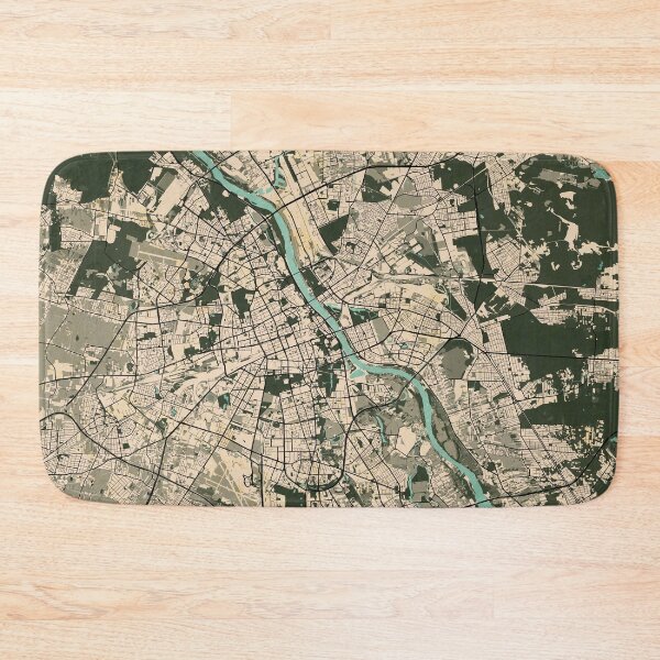 Item preview, Warsaw City Map of Poland  - Vintage designed and sold by deMAP.