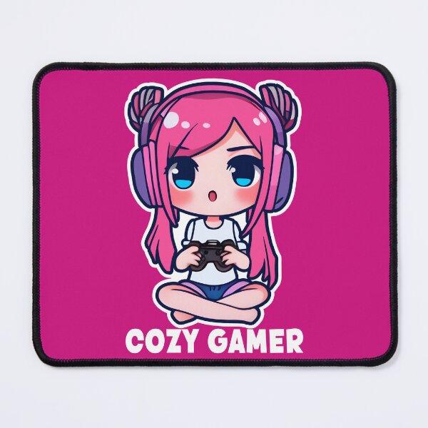 Item preview, Cozy Gamer, Colorful, Cool Kawaii Design, Geek, Video Games, Gamer Girl designed and sold by Porcupine Tees ⭐⭐⭐⭐⭐.