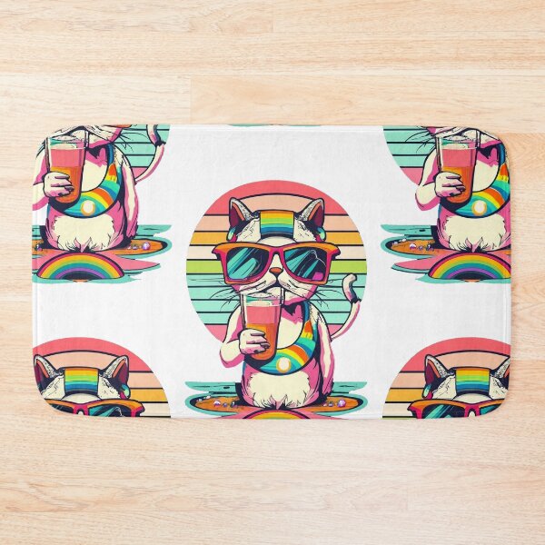 Item preview, Cute cat with cool glasses designed and sold by AnontGraphicLab.