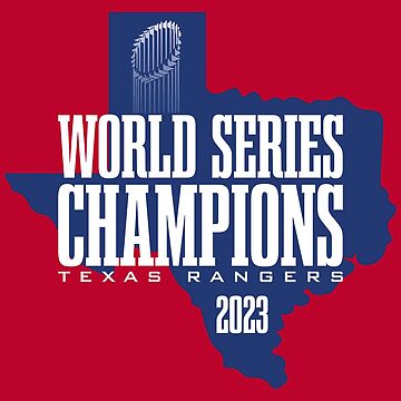 Texas Rangers 2023 World Series Champions Decal / Sticker