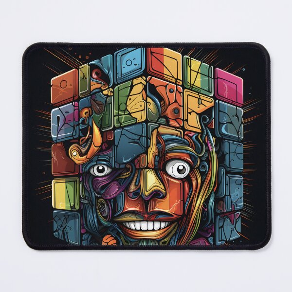 Item preview, Abstract cube art representing identity designed and sold by inkArtistryfine.