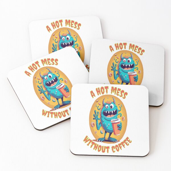Item preview, A hot mess without coffee designed and sold by WondersByMel.