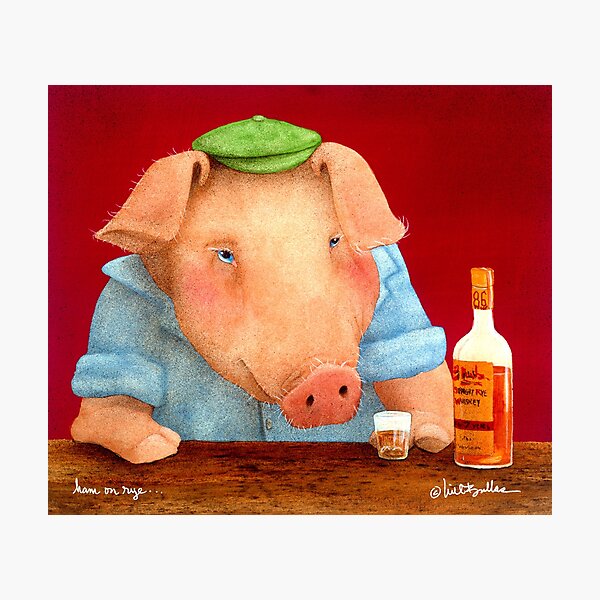 Item preview, ham on rye... designed and sold by Will Bullas Studio.