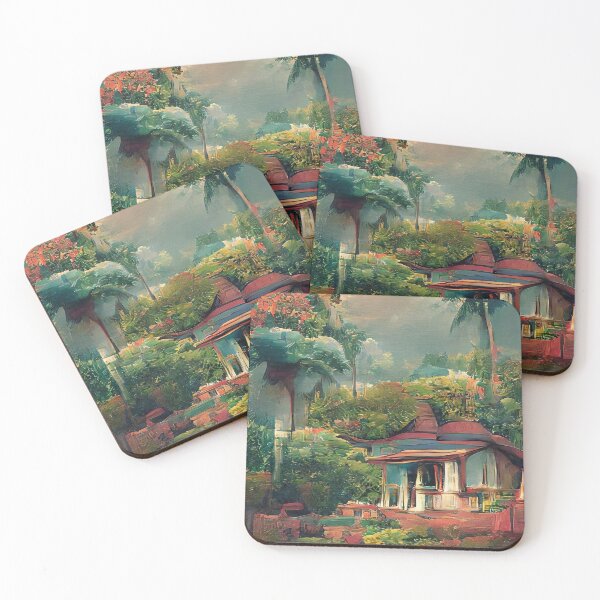 Item preview, Tropical Hut Digital Art designed and sold by AceOfTowers.